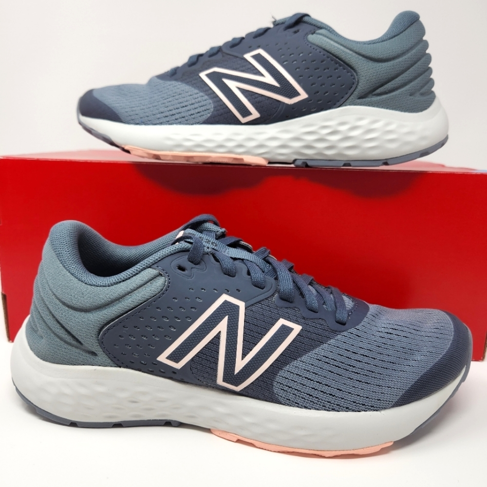 New Balance 520v7 Running Shoes W520LP7 Gray Pink Gym New In Box